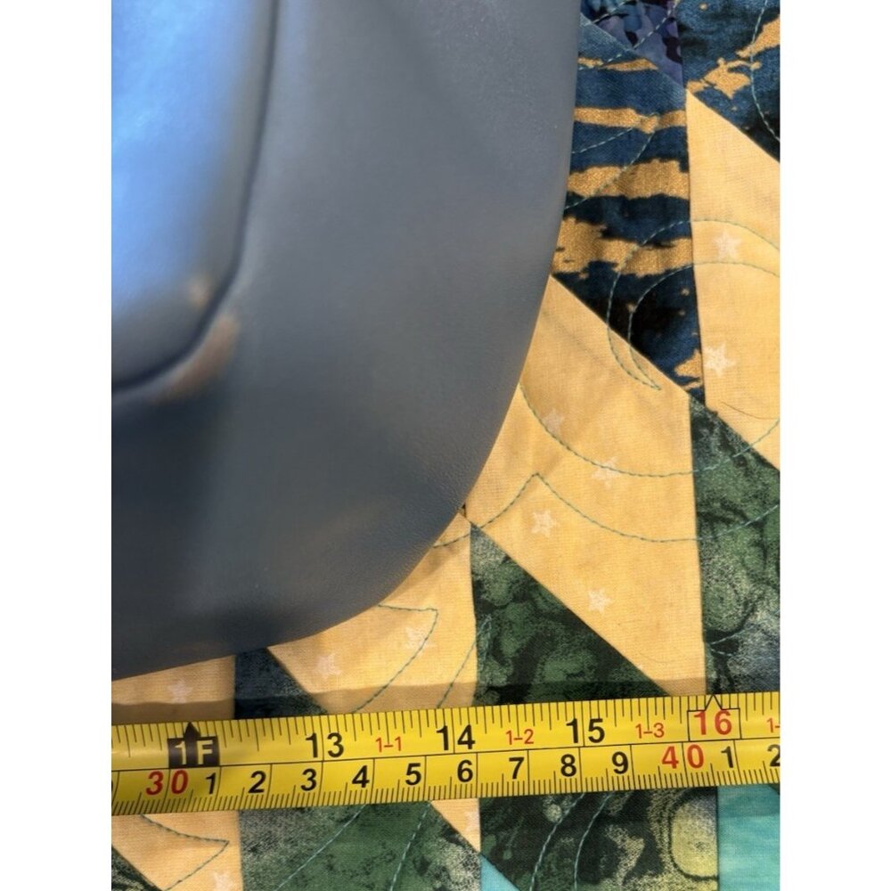 Vtg Coach Large Leather Hobo Shoulder Blue Teal Gallery Tote Bag Purse 2004 EUC - Picture 15 of 16